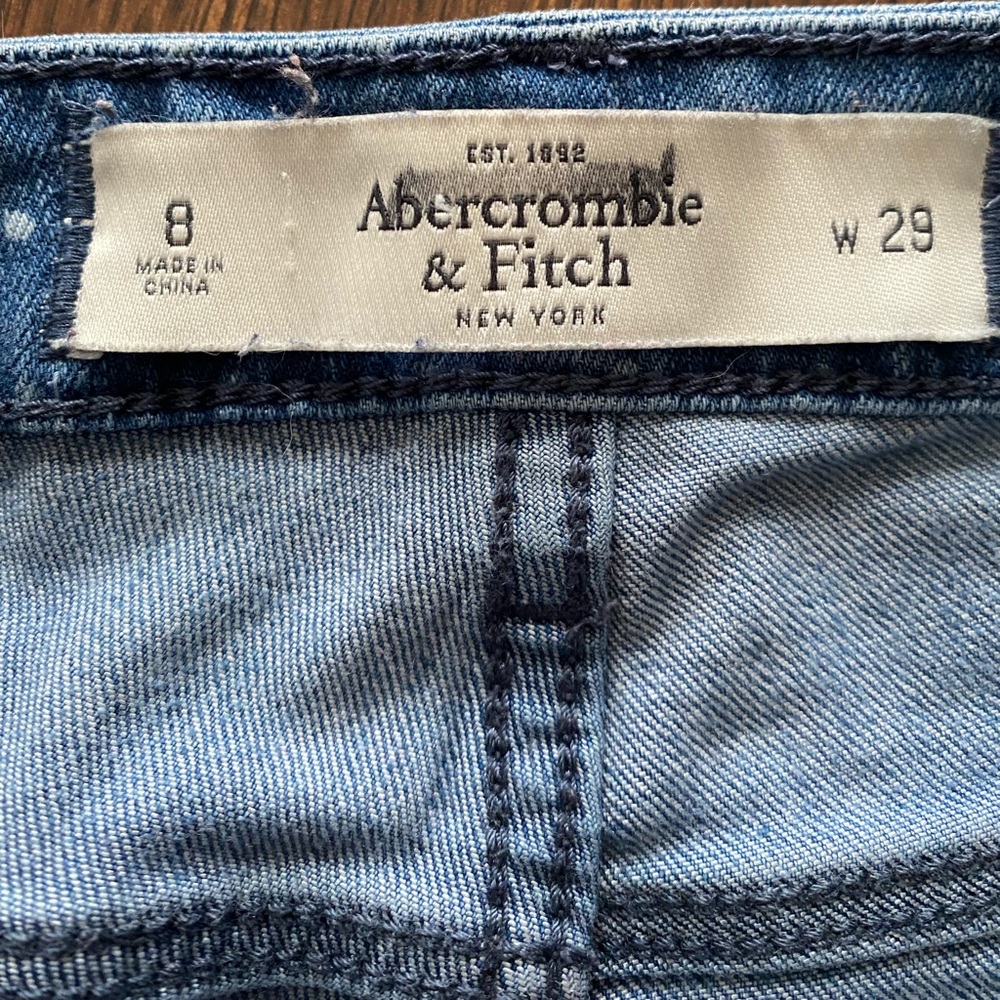 Abercrombie & Fitch polka dot capris size 8